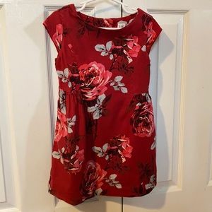 SOLD Gorgeous Gap XS 4-5 girls flowered fully lined woven holiday dress POCKETS!